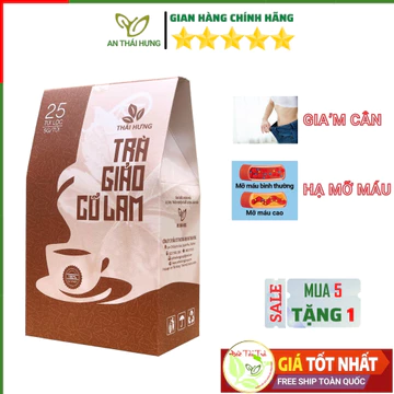 Trà Túi Lọc Giảo Cổ Lam, Giảm Cân, Hạ Mỡ Máu - 25 Túi lọc 125gr / ad.tea