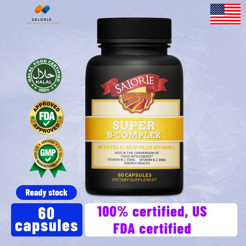 Vitamin B, Tăng tổng hợp tế bào, Hỗ trợ sức khỏe tim và hệ thần kinh, 60 viên mềm