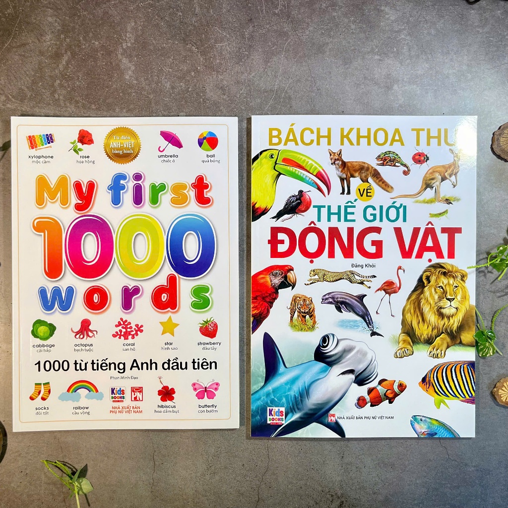 Sách Combo 2 quyển Từ Điển My First 1000 Words + Bách khoa thư về thế ...