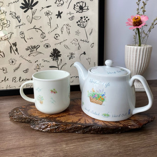 [Updating] Cốc Ly Đĩa Nông Trại Country Cute - Gốm Nhật 2hand
