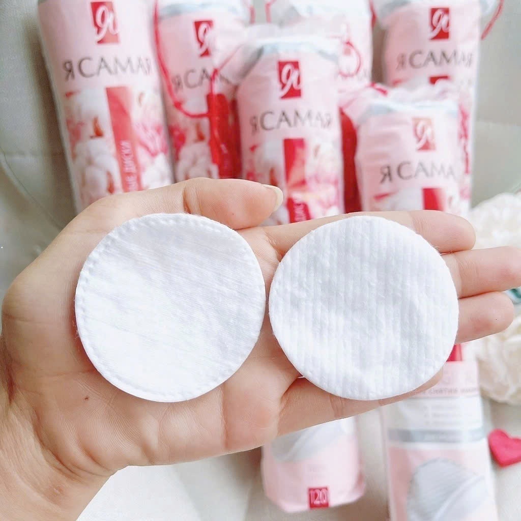 Ảnh Bông dùng cho máy tẩy trang nhập khẩu Nga RCAMAR 100% Cotton cao cấp đi kèm máy rửa mặt 2
