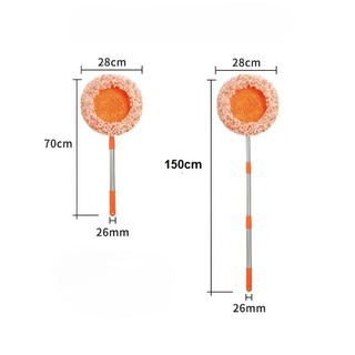 Cây Lau Nhà Thông Minh Xoay 180 Độ Đa Năng | Chổi Lau Sàn Lau Trần Nhà Microfiber Cán Dài 1m5