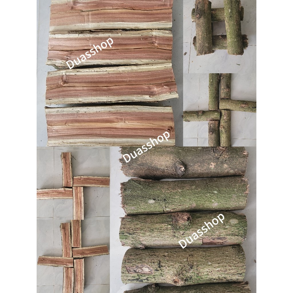 Khúc củi bổ 1/2, Khúc gỗ khô trang trí decor, củi khô bổ đôi trang trí ...