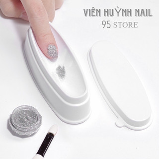 khay đựng bột nhũ nhúng móng nail bằng nhựa