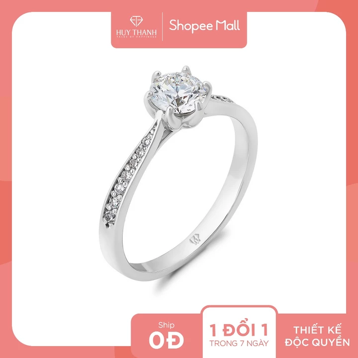 Nhẫn Nữ NDINO281 Vàng Tây Huy Thanh Jewelry