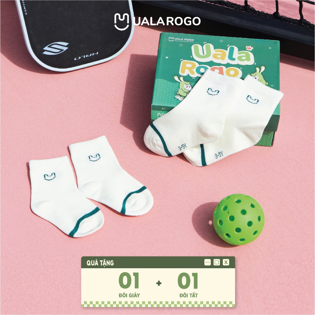 (1-5) Tất Uala Đồng Màu Cho Bé
