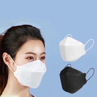 Thùng 300 cái khẩu trang 4D Kf94 người lớn Hoàng Linh Mask chính hãng 4 lớp kháng khuẩn chống tia UV