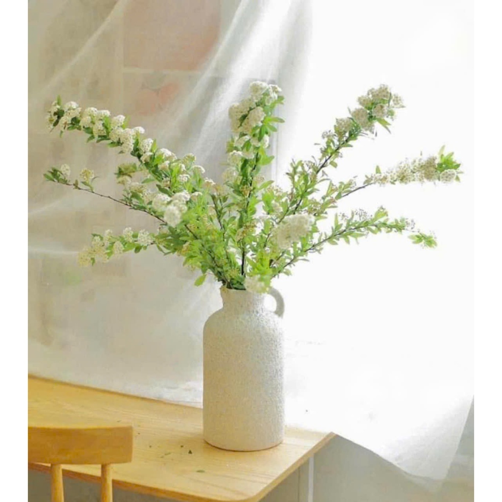 Bình gốm menatlentic mẫu chai quai, hợp decor, trang trí ,bình cắm hoa