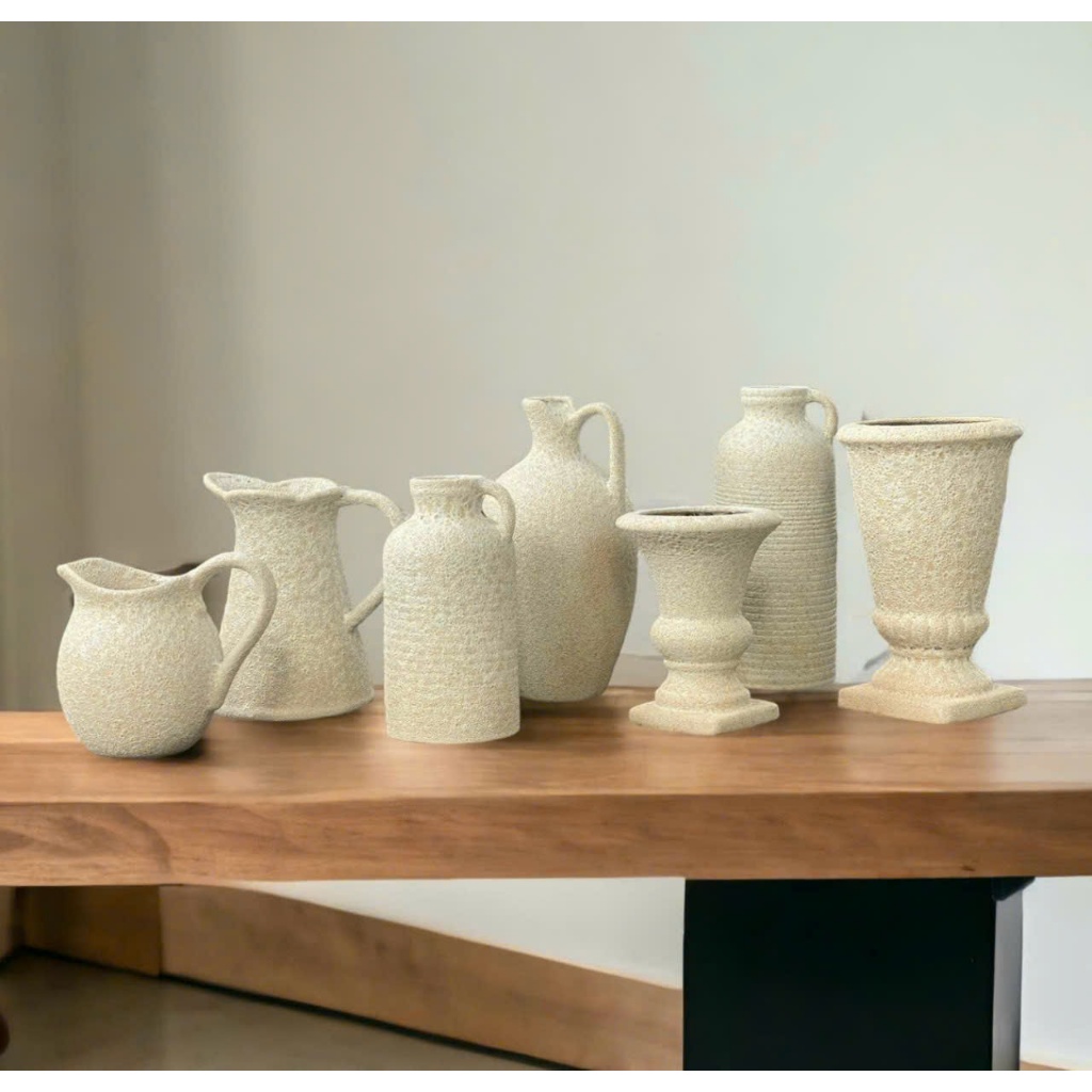 Bình gốm menatlentic mẫu chai quai, hợp decor, trang trí ,bình cắm hoa