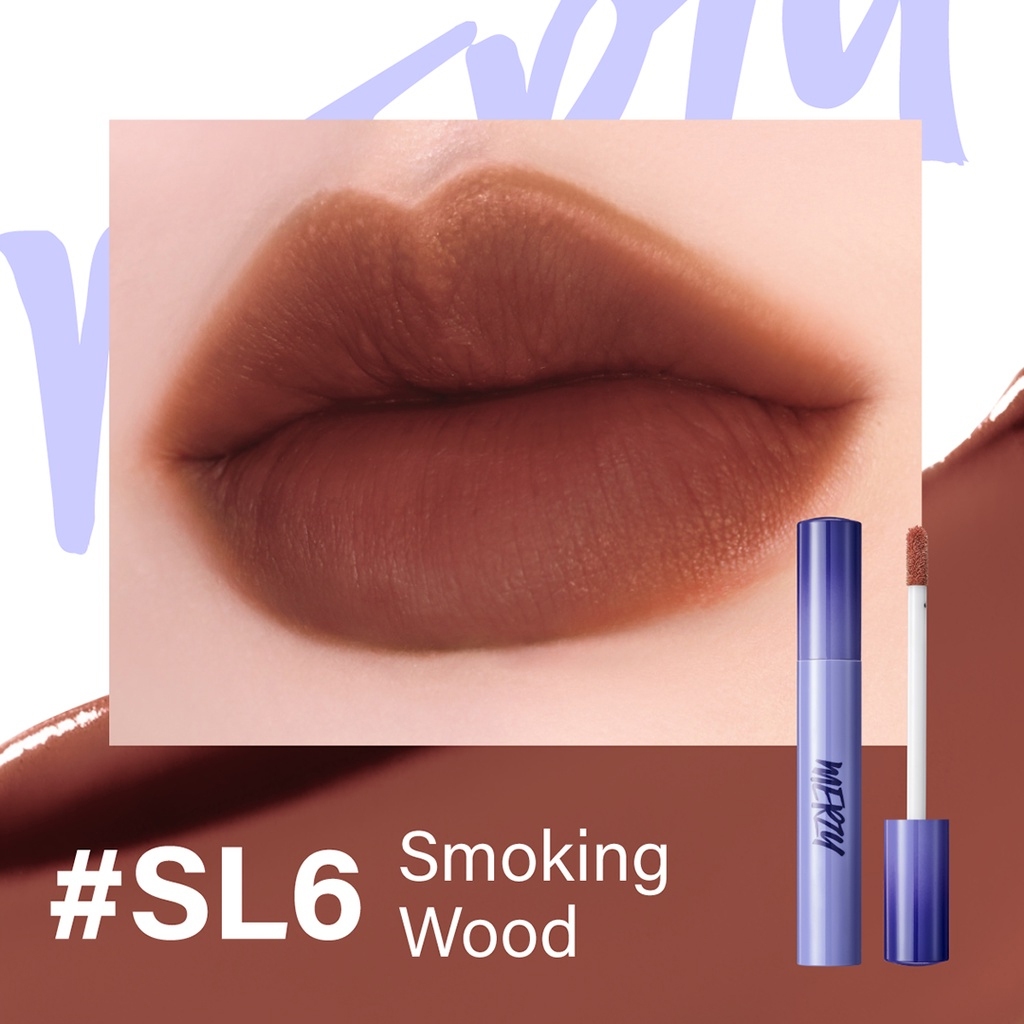 Ảnh Son Kem Siêu Lì, Siêu Mịn Môi Hàn Quốc Merzy Soft Touch Lip Tint 3g #SL06 Smoking Wood (date 7/2025) 1