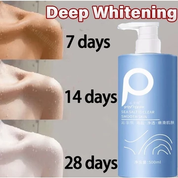 Sữa tắm sữa tắm trắng Gel tắm tẩy tế bào chết bằng muối biển nước hoa sữa tắm diệt ve dưỡng ẩm cho da làm sáng tông da