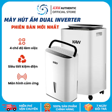 Máy Hút Ẩm Lọc Không Khí KAW Điều Hòa Không Khí Công Suất Cao, Dung Tích Lớn, Hút Ẩm Tủ Quần Áo, Văn Phòng