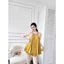 Đồ ngủ nữ cổ yếm bộ ngủ nữ mặc nhà vải lụa chất Latin freesize 54kg - CN113