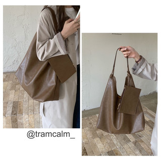[Trạm Calm] Leatherbag tặng kèm charm túi dẹt