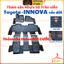 Thảm lót sàn NHỰA 5D xe Toyota Innova/ Innova Cross đời 2006- 2017- 2024, 2025 đúc nguyên khối TRÀN VIỀN, dễ vệ sinh