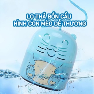 Lọ Thả Bồn Cầu Hình Mèo Xinh – Khử Mùi, Diệt Khuẩn, Làm Sạch Toilet, Thơm Lâu, Thiết Kế Tiện Lợi