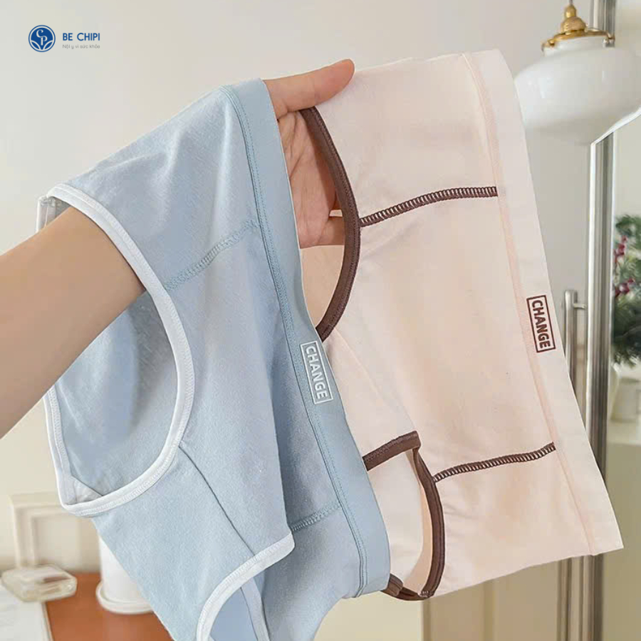 Ảnh Combo 5 Quần Lót Nữ Cotton Co Giãn Change Freesize (45-58kg) QL9055 Bybechipi 4