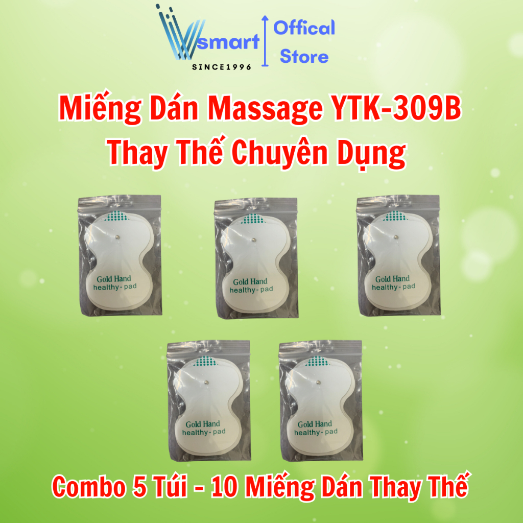 Miếng Dán Máy Massage Xung Điện YTK-309B, z310, z311, Miếng Dán Điện Cực Vật Lý EMS Cao Cấp