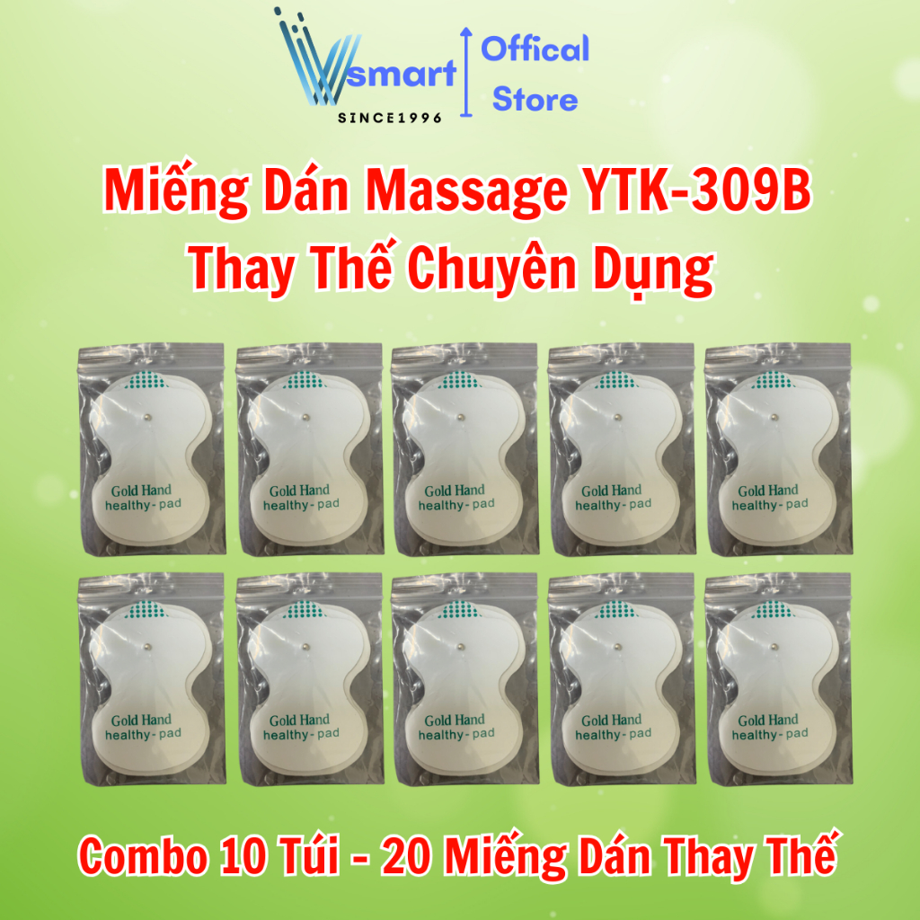 Miếng Dán Máy Massage Xung Điện YTK-309B, z310, z311, Miếng Dán Điện Cực Vật Lý EMS Cao Cấp