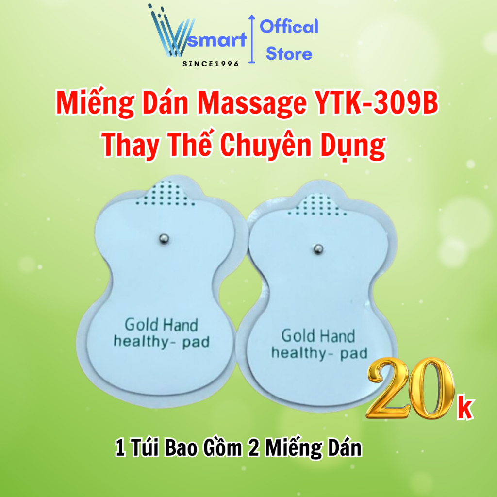 Miếng Dán Máy Massage Xung Điện YTK-309B, z310, z311, Miếng Dán Điện Cực Vật Lý EMS Cao Cấp