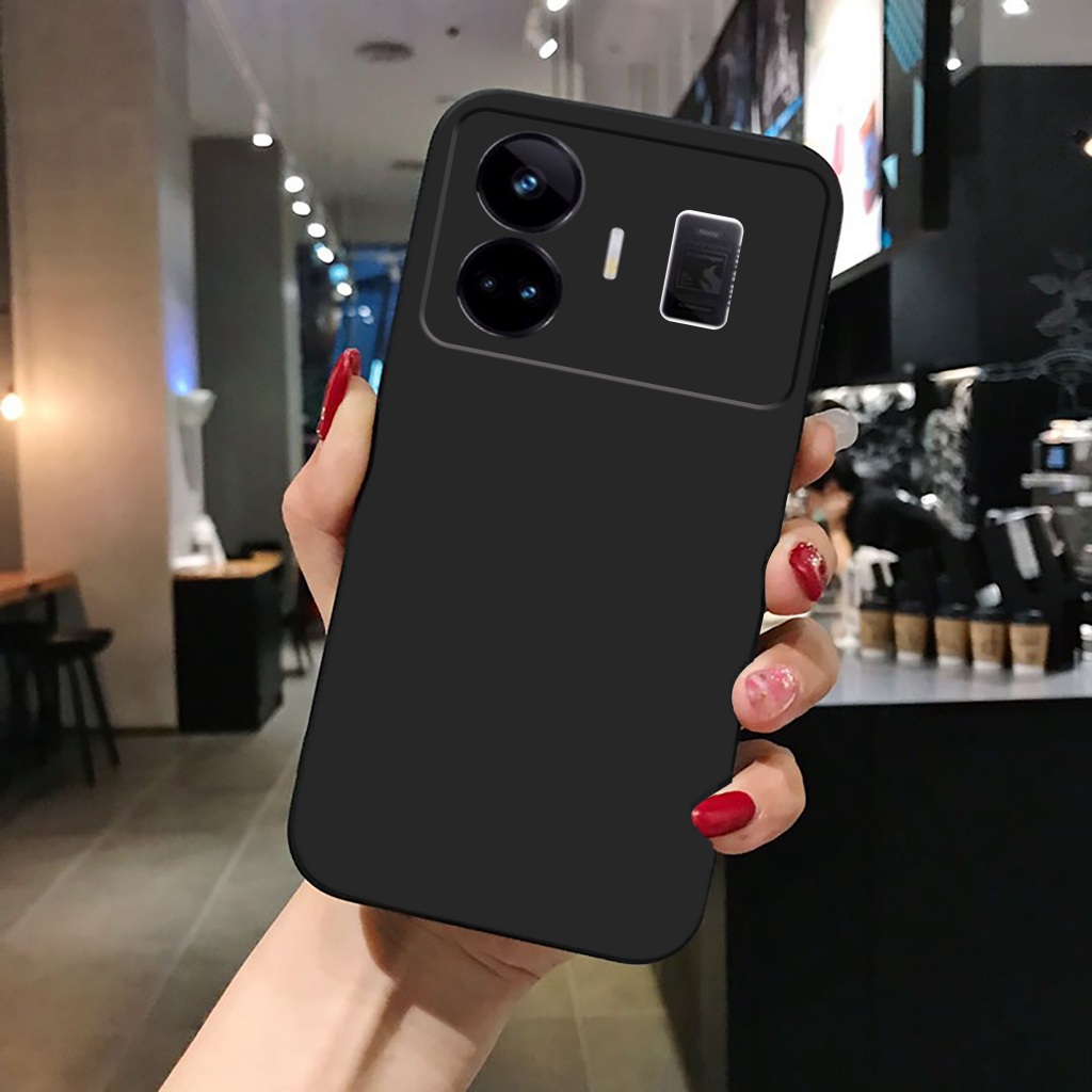 Ốp lưng Realme GT Neo 5 / 5 SE viền cạnh vuông bảo vệ cam điện thoại nhựa TPU dẻo chống bẩn bụi sốc