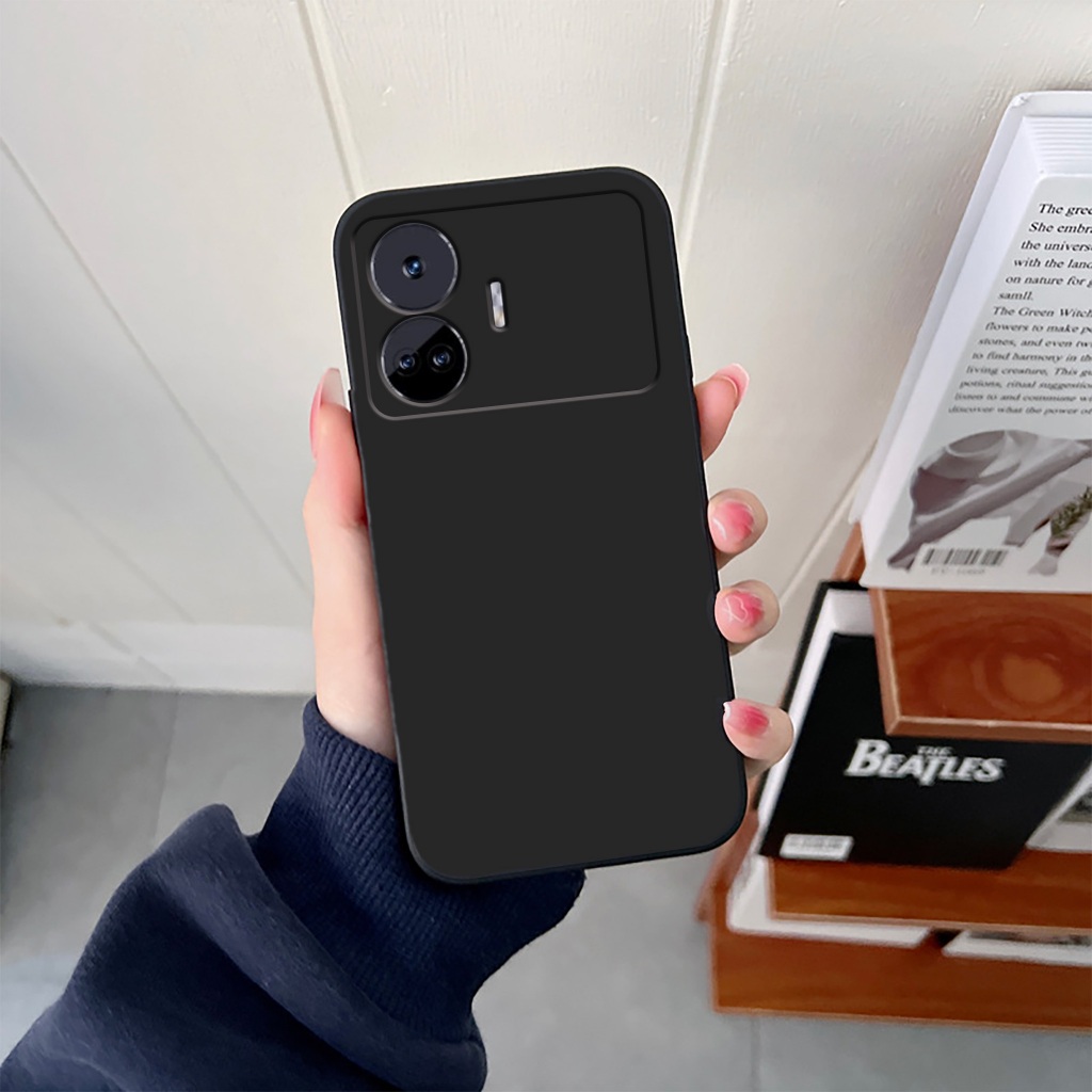 Ốp lưng Realme GT Neo 5 / 5 SE viền cạnh vuông bảo vệ cam điện thoại nhựa TPU dẻo chống bẩn bụi sốc