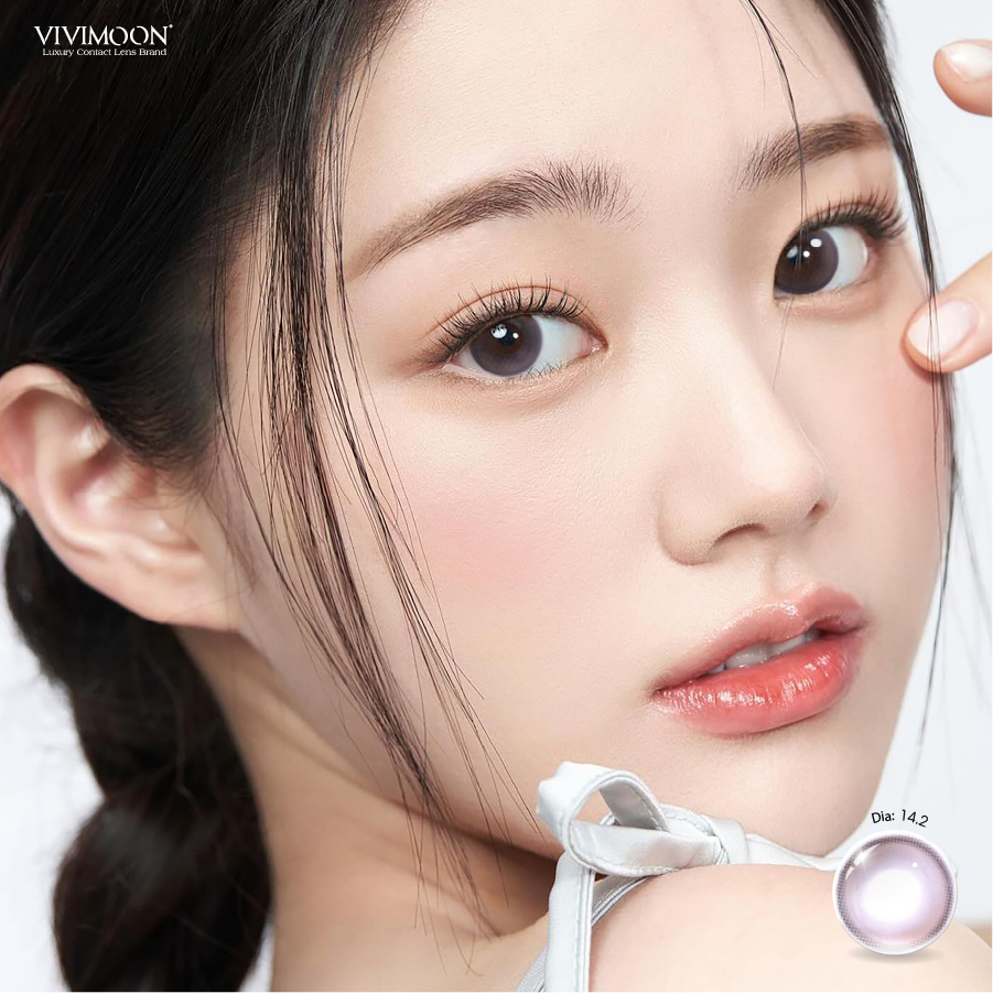 Ảnh Tổng hợp Lens 1 ngày cận VIVIMOON khóa ẩm 5 màu, độ cận từ 0 đến 8 (Giá 1 chiếc) 1