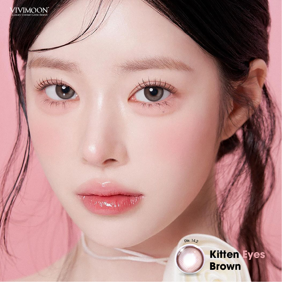 Ảnh Tổng hợp Lens 1 ngày cận VIVIMOON khóa ẩm 5 màu, độ cận từ 0 đến 8 (Giá 1 chiếc) 3