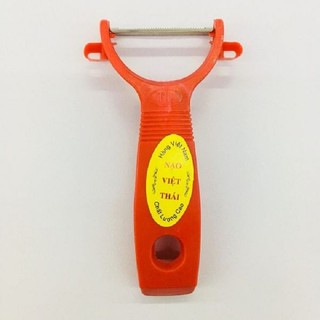 Bào rau củ quả, nạo đỏ Thái Lan cán cam kích thước 12,5cm x 7cm