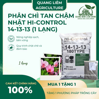 Phân Chì Tan Chậm Nhật Hi-Control 14-13-13 Không Sốc Cây Khi Bón Phong lan (BÁN LẺ 1 LẠNG)