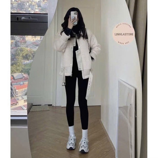 QUẦN LEGGING LÓT LÔNG 3 MÀU KÈM ẢNH THẬT