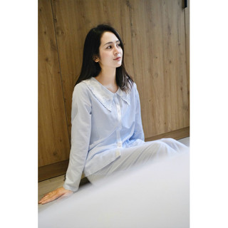 𝗛𝗮̀𝗻𝗴𝗰𝗵𝗶́𝗻𝗵 𝗵𝗮̃𝗻𝗴  Set Pyjama cổ hoa thêu Lily form rộng O.N WORKSHOP