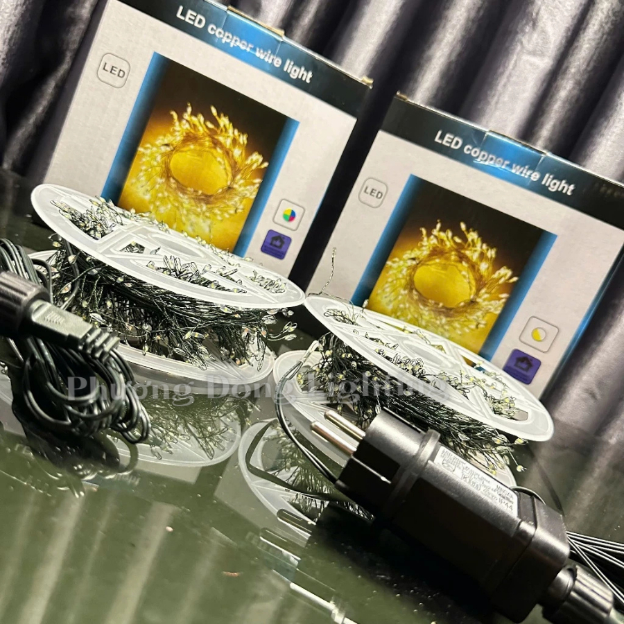 Dây đèn LED rễ cây 30m - 1000 bóng Trang trí Noel Cắm điện 220v
