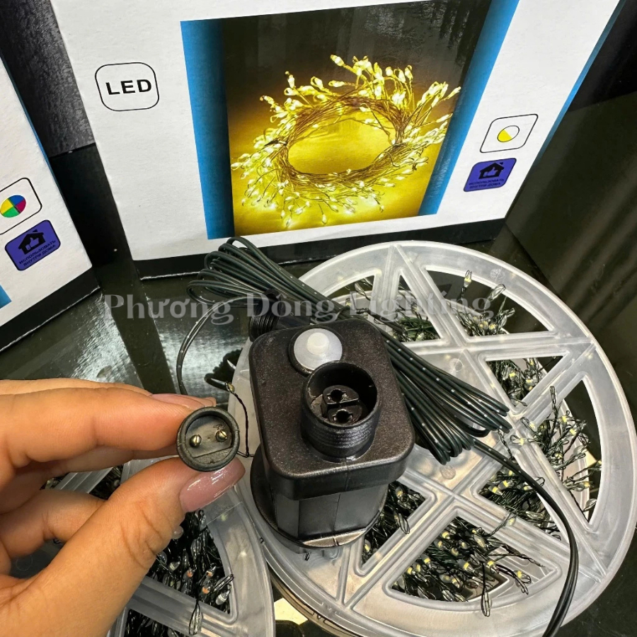Dây đèn LED rễ cây 30m - 1000 bóng Trang trí Noel Cắm điện 220v