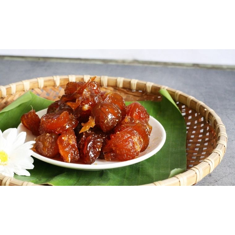 Ô Mai Mận Dẻo Xào Gừng Không Hạt Vạn Hương Chuẩn Vị Truyền Thống hộp (200gr, 350gr)