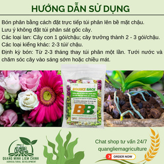Phân Hữu Cơ 18-36 Túi Lọc Tan Chậm Bounce Back, Dạng Túi Lưới Cho Phong Lan (200gram/500gram)