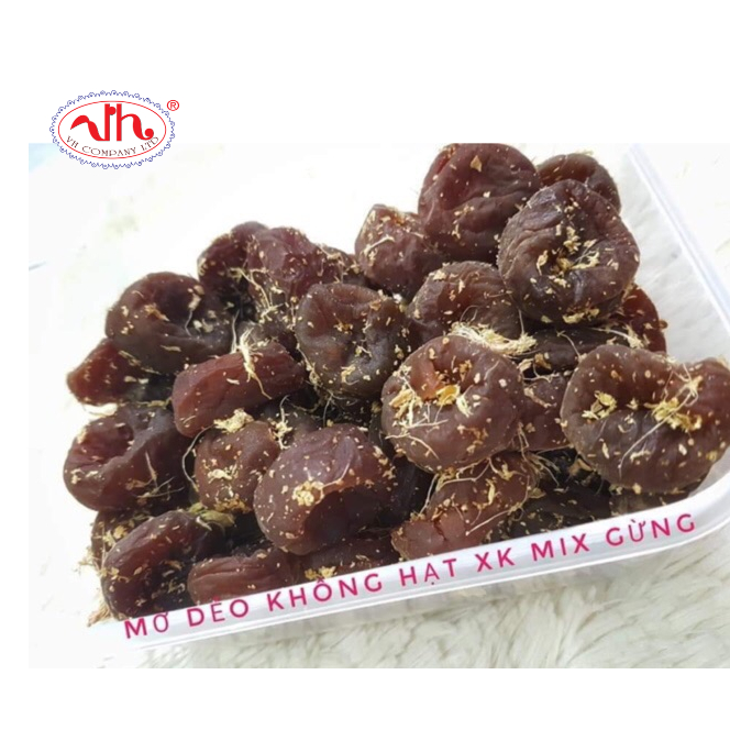 Ô Mai Mơ Dẻo Gừng Không Hạt Đặc Biệt Vạn Hương Chuẩn Vị Truyền Thống hộp (200gr, 350gr)