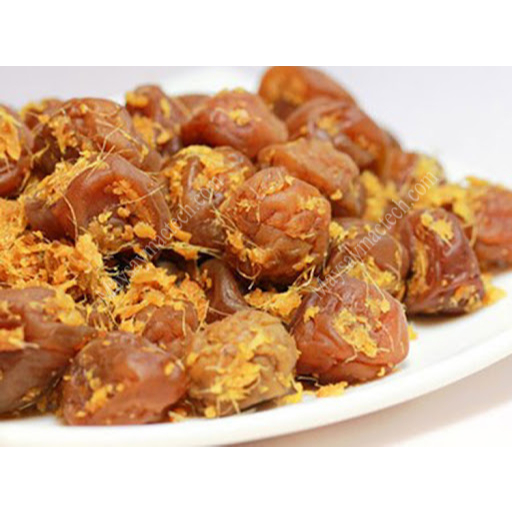 Ô Mai Mơ Dẻo Gừng Không Hạt Đặc Biệt Vạn Hương Chuẩn Vị Truyền Thống hộp (200gr, 350gr)