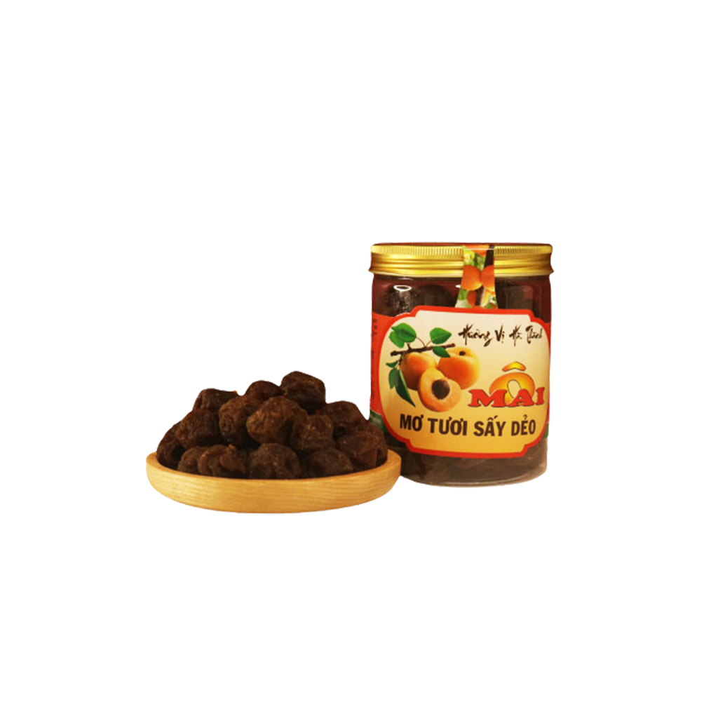 Ô Mai Mơ Tươi Sấy Dẻo Đặc Biệt Vạn Hương Chuẩn Vị Truyền Thống hộp (200gr, 350gr)