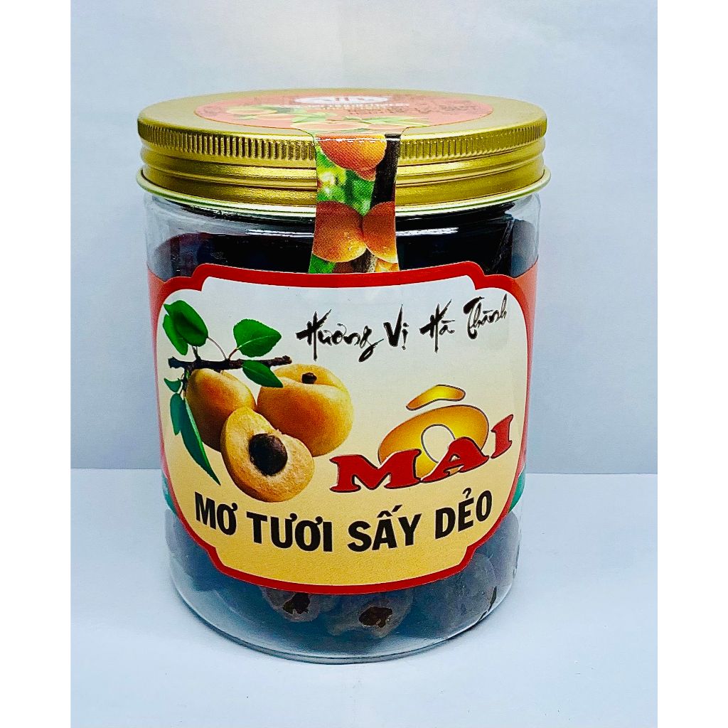 Ô Mai Mơ Tươi Sấy Dẻo Đặc Biệt Vạn Hương Chuẩn Vị Truyền Thống hộp (200gr, 350gr)