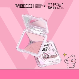VEECCI Phấn Má Hồng Veecci 3 Màu Màu Tự Nhiên Tông Lì Chống Nước Lâu Trôi 7g | NHÍM HOUSE