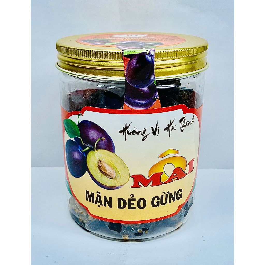 Ô Mai Mận Dẻo Gừng Vạn Hương Chuẩn Vị Truyền Thống hộp (200g, 350g)