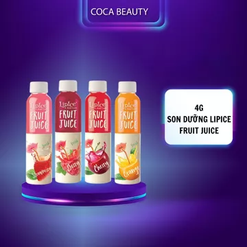 Son dưỡng có màu chiết xuất trái cây Lipice Sheer Color Fruit Juice 4g - dưỡng ẩm môi