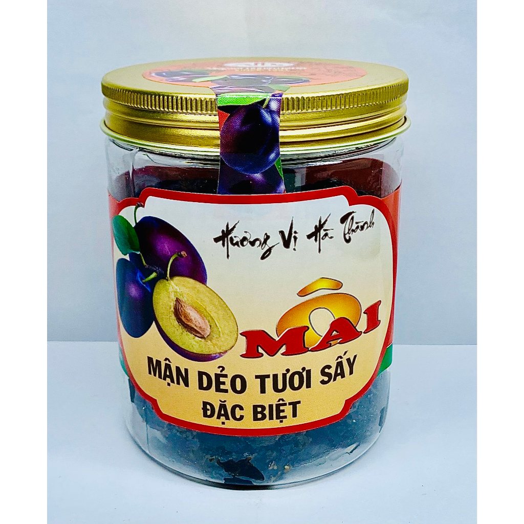 Ô Mai Mận Dẻo Tươi Sấy Đặc Biệt Vạn Hương Chuẩn Vị Truyền Thống hộp (200gr, 350gr)