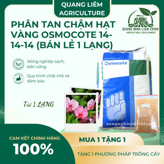 Phân Tan Chậm Hạt Vàng Osmocote 14-14-14  Không Sốc Cây Khi Bón (BÁN LẺ 1 LẠNG)