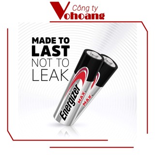 2 Vỉ pin AA Energizer Alkaline chống chảy E91 - 2 Vỉ 8+4 pin (Tổng 24 pin)