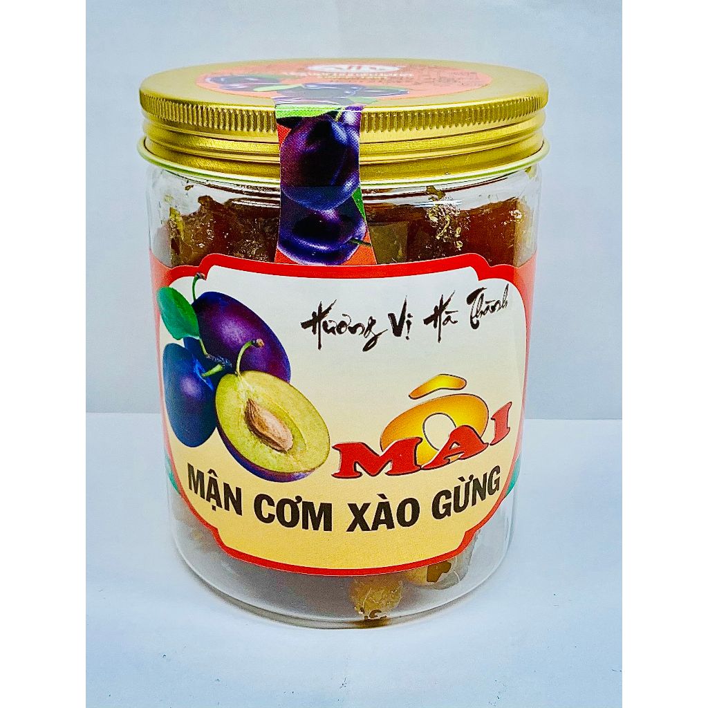 Ô Mai Mận Cơm Xào Gừng Vạn Hương Chuẩn Vị Truyền Thống hộp (200gr, 350gr)