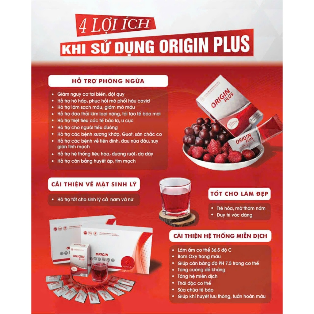 Thải độc Origin Plus