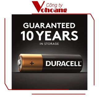 Vỉ 8 pin AA Duracell Coppertop dung lượng cao chính hãng