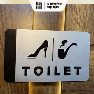 BẢNG TOILET • BẢNG NHÀ VỆ SINH • ALU NHŨ BẠC